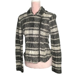 Lucky brand plaid zip closure jacket.